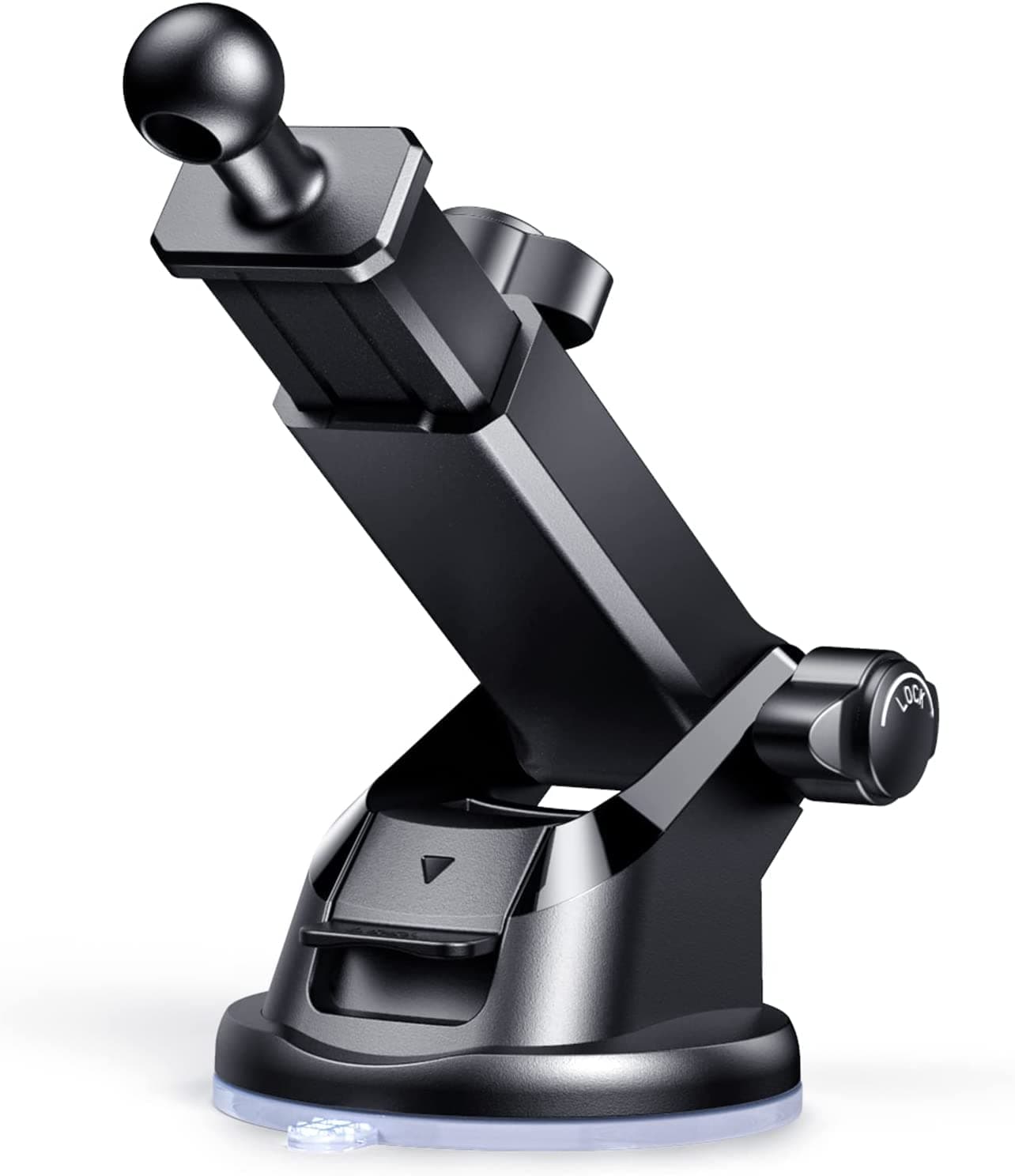 Upgraded Super Sticky Suction Cup Mount with Telescopic Arm & 17mm Ball Joint, Replacement for Car Phone Mout, Universal for Dashboard, Window or Any Other Flat Surface (Except for Leather)