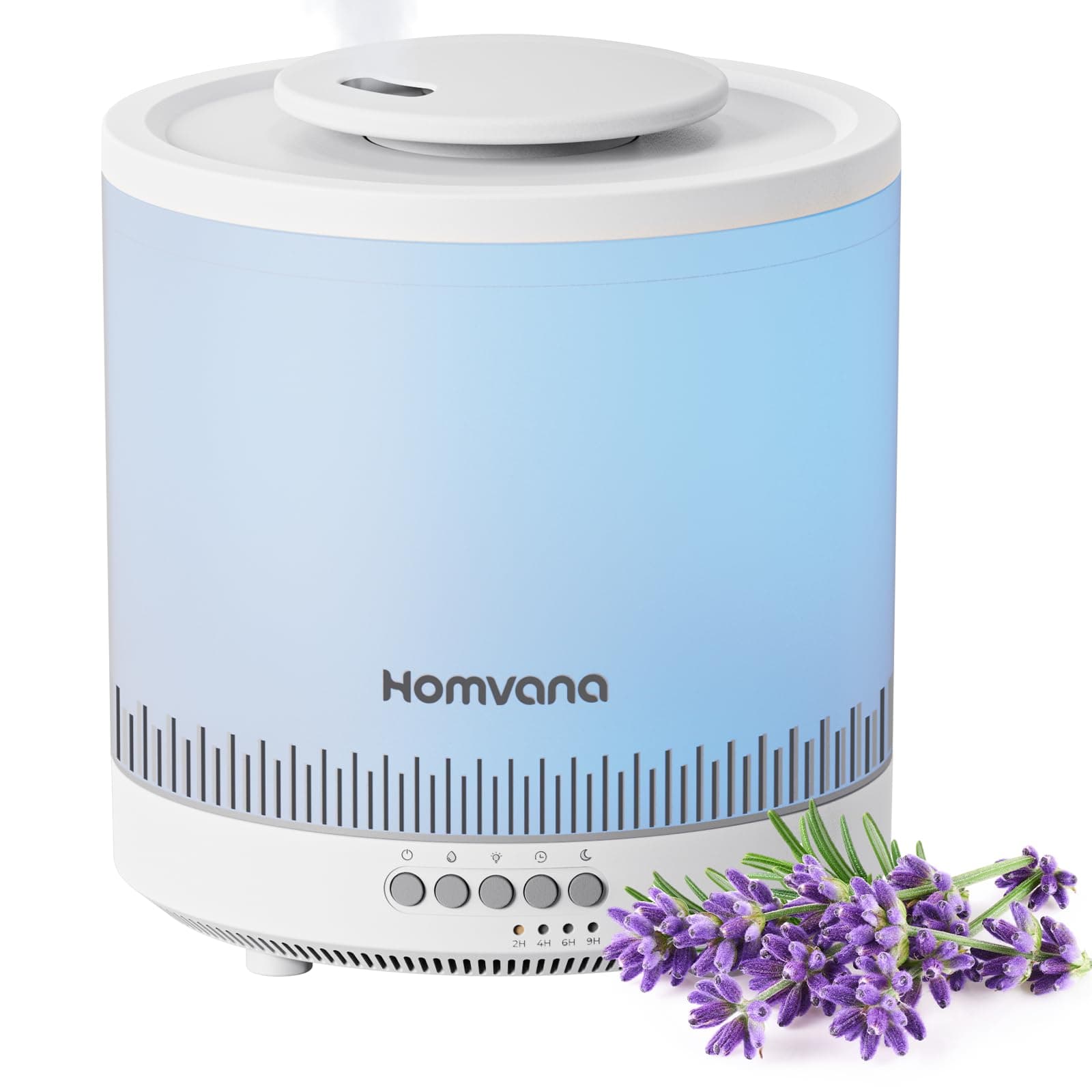 Humidifiers for Bedroom 1.5 L Top-Fill Cool Mist Humidifier for Baby Nursery Plants Kids Home, 3-in-1 Diffuser with Night Light, Auto Mode, Esserntial Oil, BPA Free, 30H Working Time