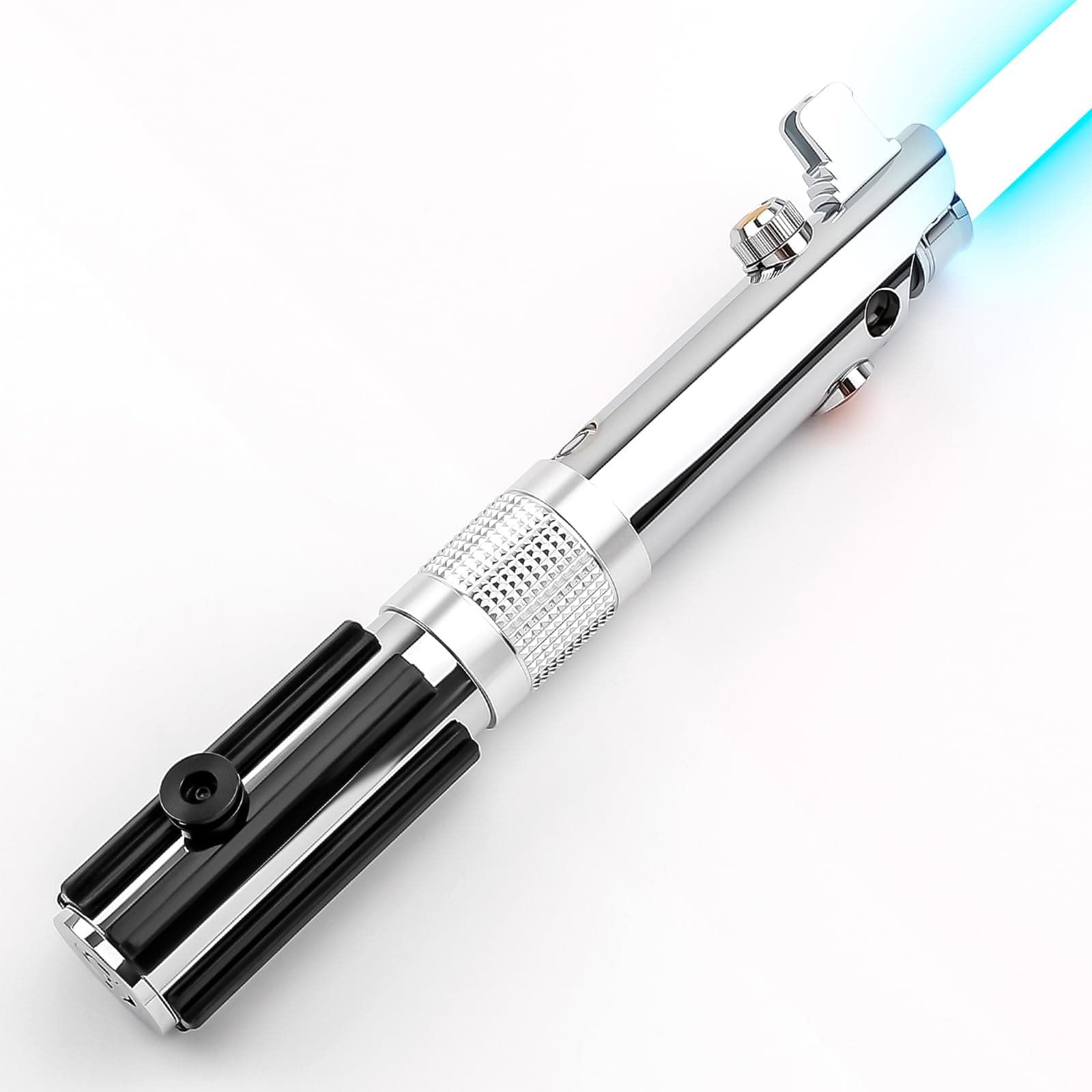 Lightsaber Dueling Light Saber with 12 RGB Colors 16 Sound Fonts and Motion Control, Force FX Lightsabers with Premium Metal Handle and Replaceable Blade, Light Sabers for Adults, Kids