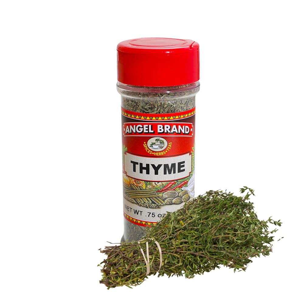 Thyme Leaves – 0.75 oz Bottle – Dried Thyme Seasoning for Cooking, Perfect for Soups, Sauces, and Marinades.