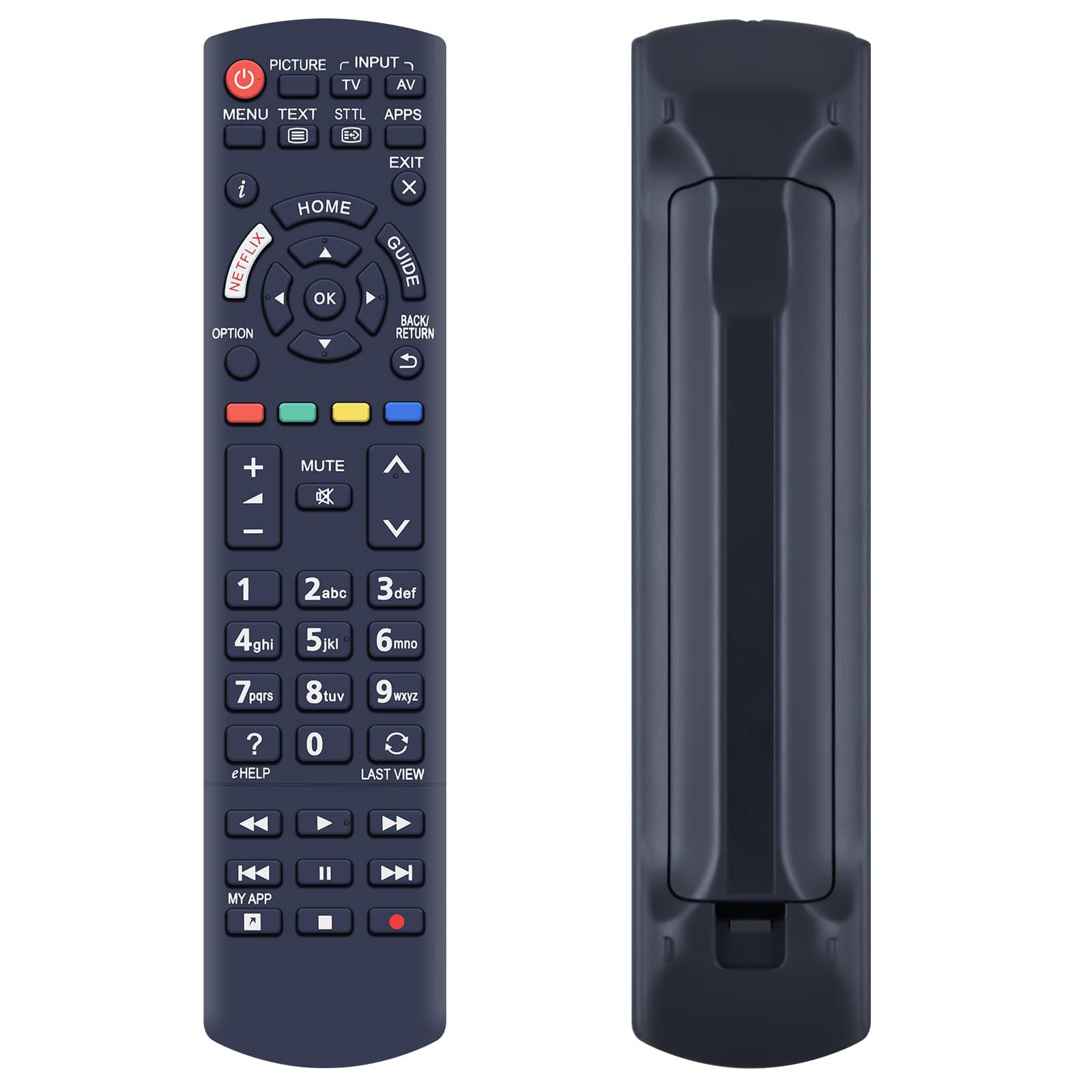 TCNOUMT N2QAYB001180 Remote Control Compatible with Panasonic LCD HD TV TX-40GX700E TX-43FX633E TX-49FX620E TX-50GX820E TX-65FX600E N2QAYB001212 Panasonic N2QAYB001180 TV Remote Control Replacement