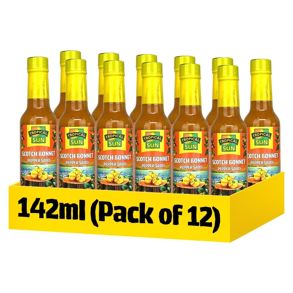 Scotch Bonnet Yellow Sauce, 142ml (Pack of 12)