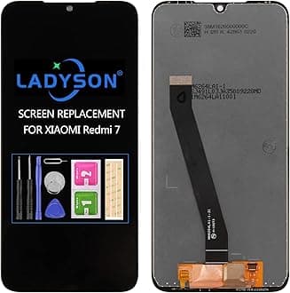 LADYSON Screen Replacement for Xiaomi Redmi 7 LCD Display Matrix Touch Screen Digitizer Assembly Repair Parts with Free Tools Kits