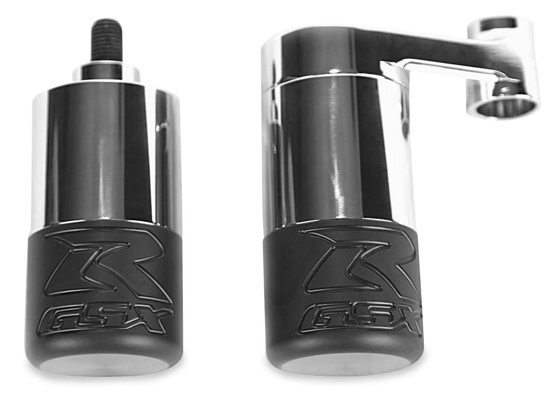 Street Bikes Unlimited Frame Sliders - Chrome Base KF1011C-01