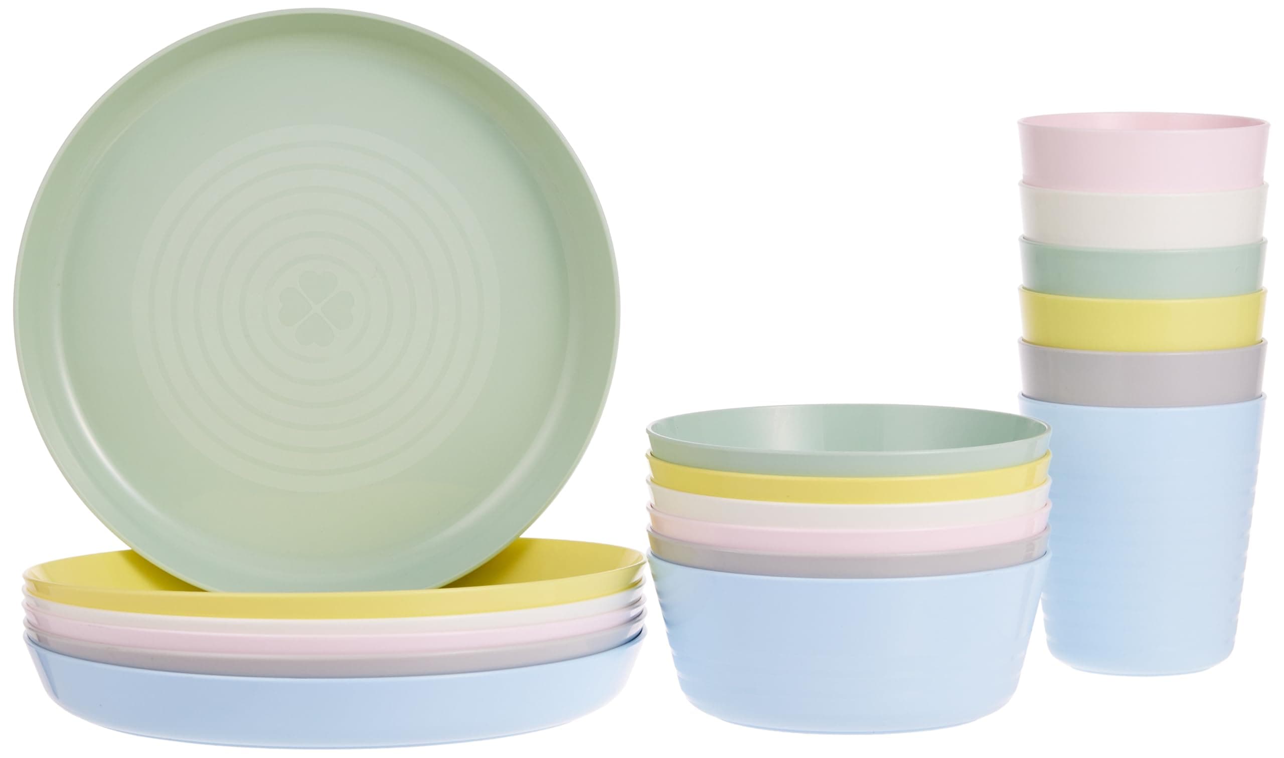 Ikea 36-piece Dinnerware Set, Assorted Colors