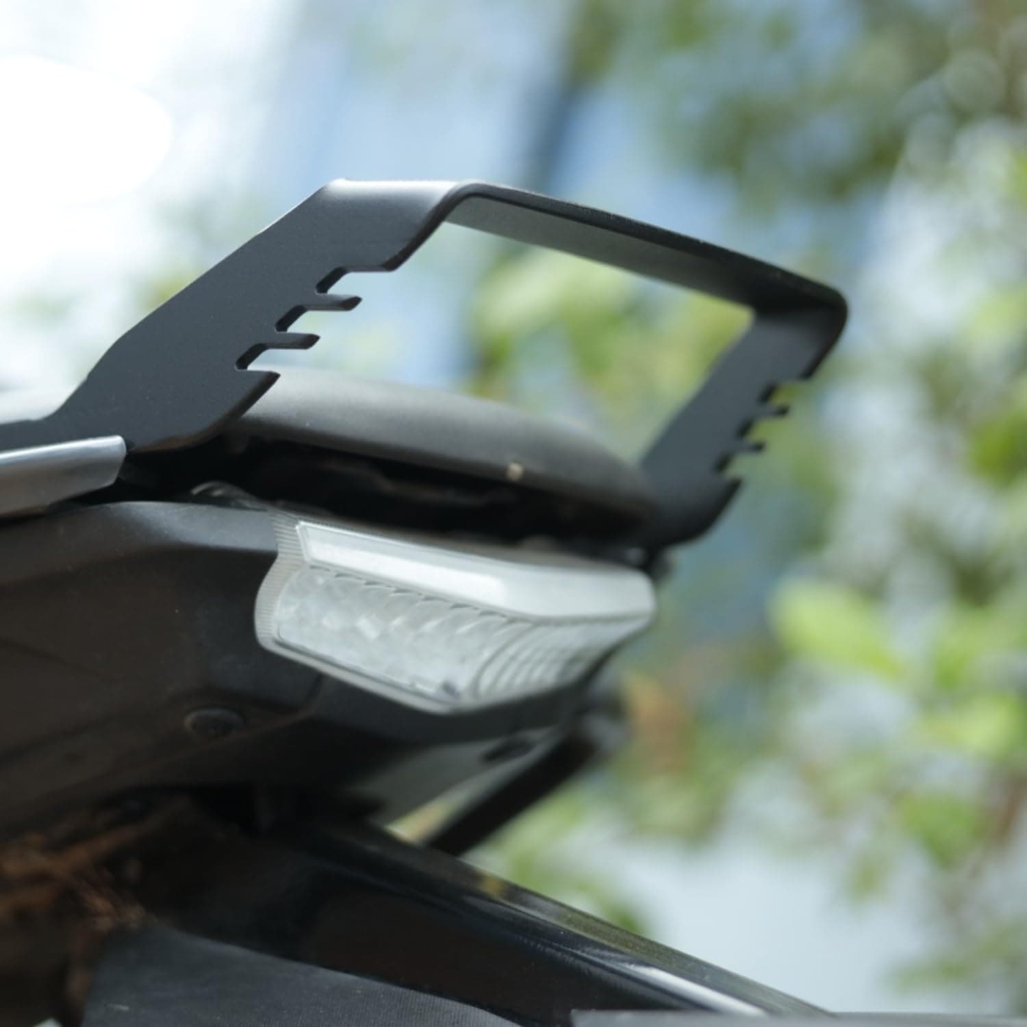 MT 15 Grab Handle | Grab Handle for MT15 | MT 15 New Metal Grab Handle (Black)