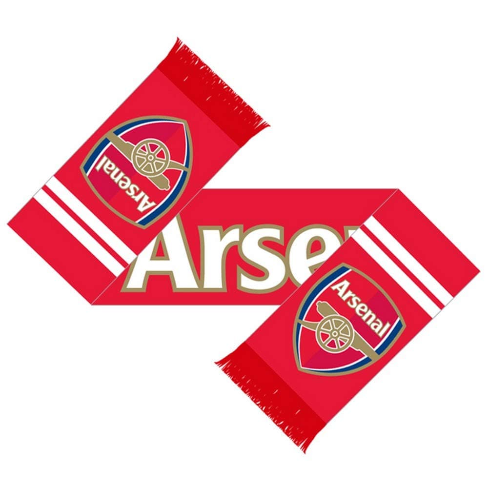 Arsenal FC Gunners Scarf (One Size) (Red/White)