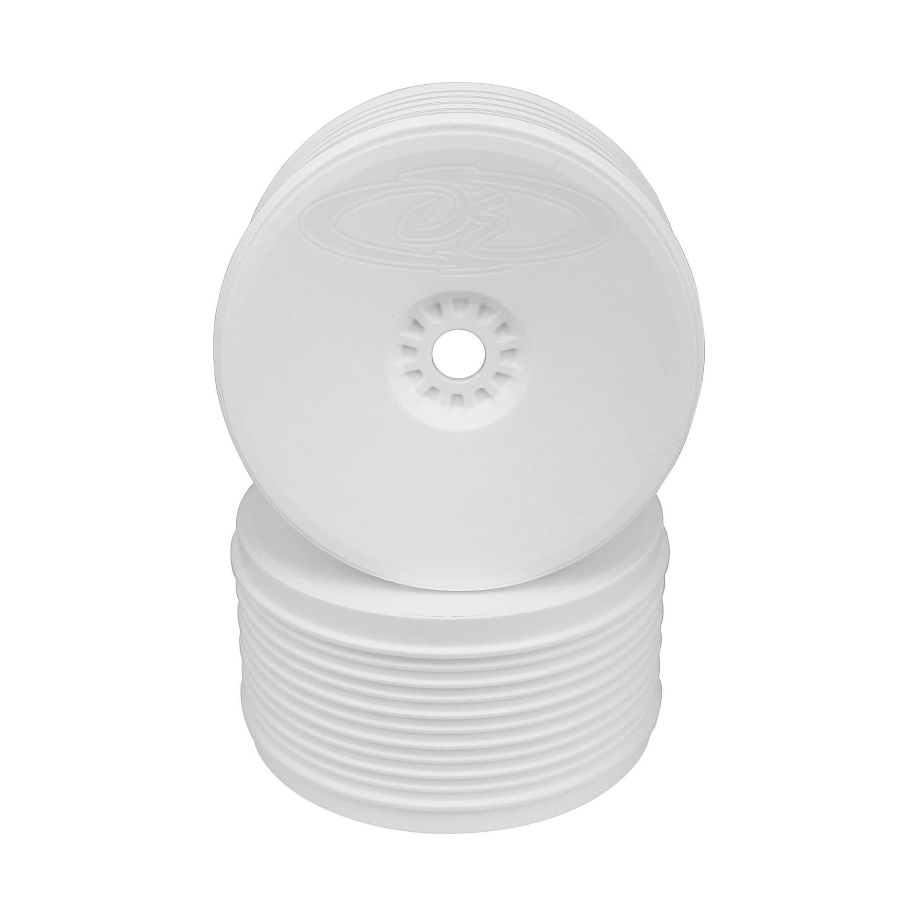 Speedline Plus Truggy Wheels- 1/8 Truggy/White/4pcs PT48W