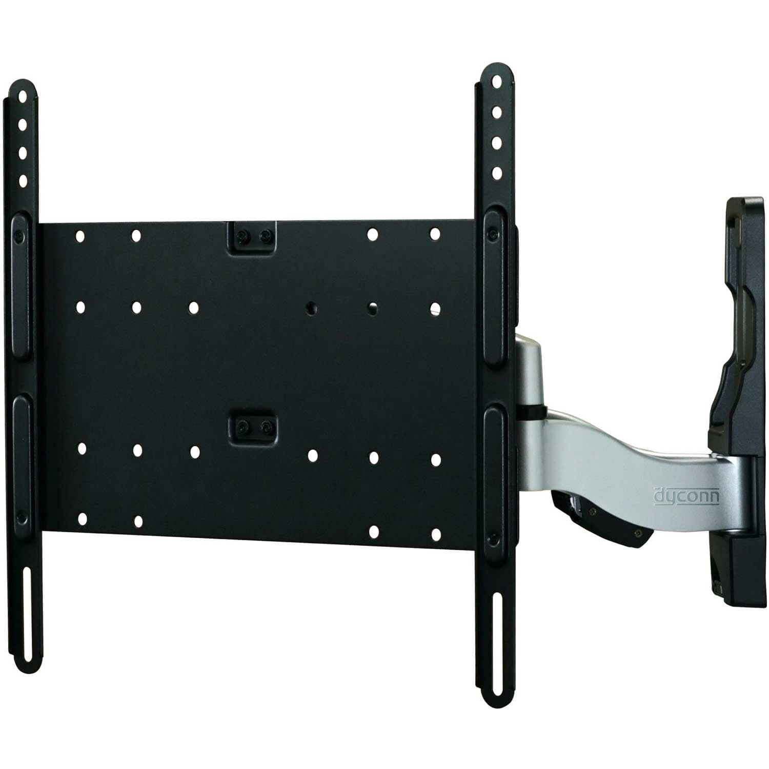 Dyconn Invisible XL IN442 Ultra Slim Low Profile Articulating LCD LED PLASMA Dual Arm Wall Mount for 26-Inch to 52-Inch TVs, Panels, Screens, Displays, Supports up to VESA 400 x 400 with Cable Mangement - Slim Profile from Wall