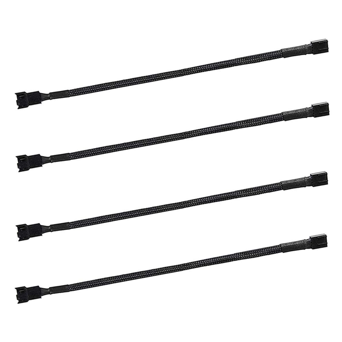 12" PWM Fan Extension Cable, 4-Pin PC Cable (30cm, 4pcs)