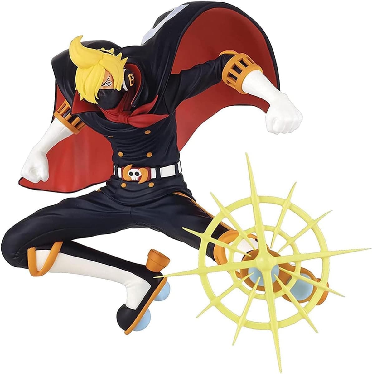BANDAI One Piece Battle Record Collection-Sanji (Osoba-Mask), Black
