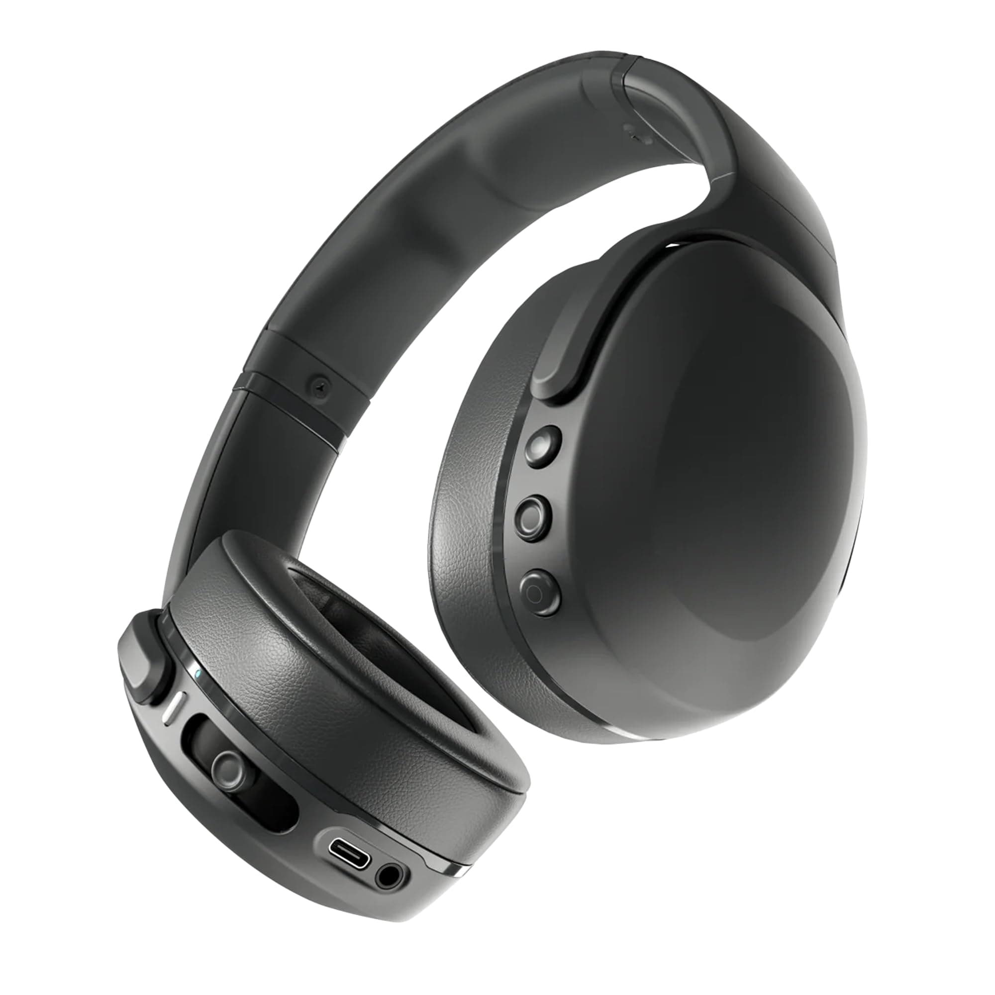 Skullcandy Crusher Evo Wireless Over-ear Sensory Bass Headphones with Personal Sound - True Black, S6EVW-N740, One Size