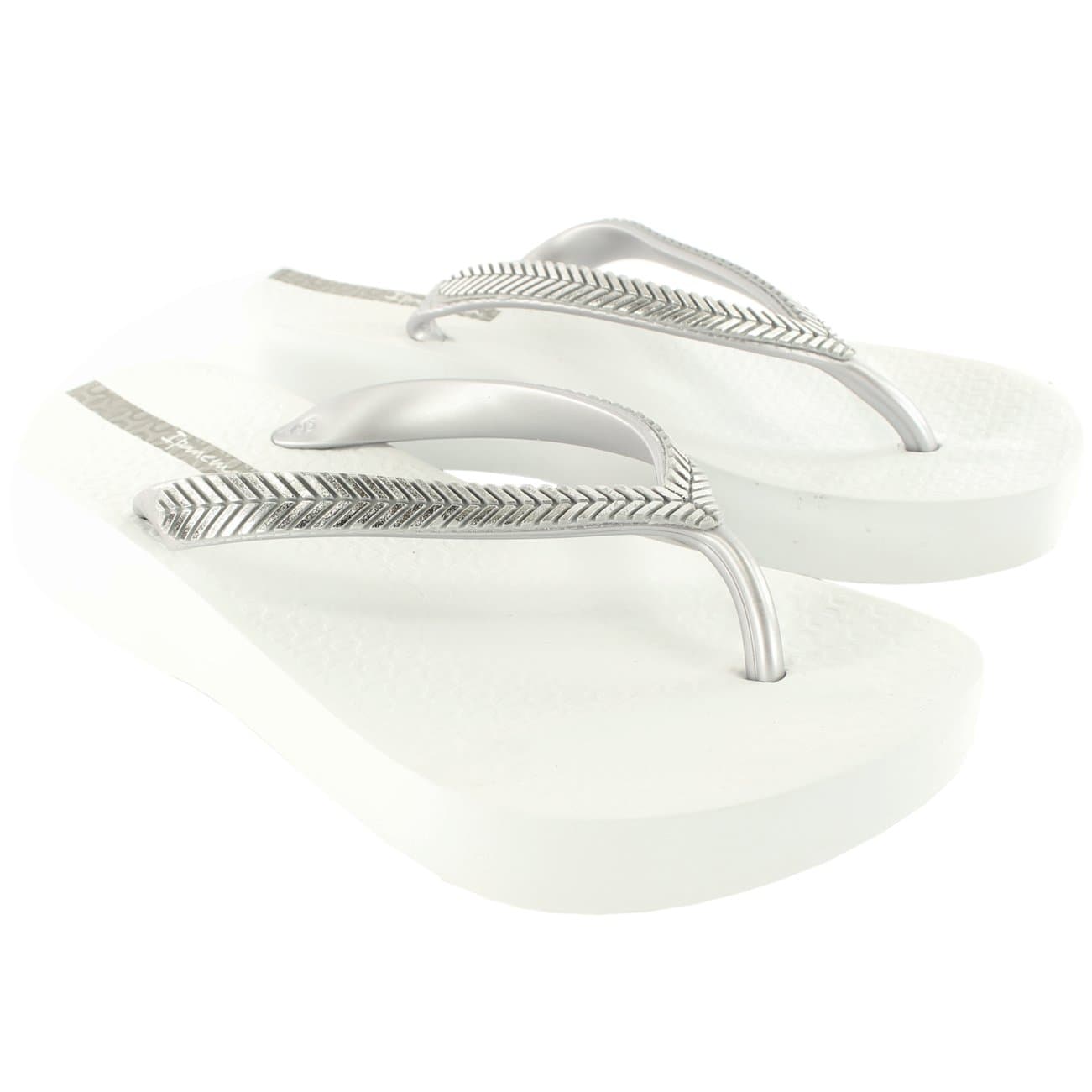 Ipanema Womens Bella Wedge Slip On Summer Beach Holiday Flip Flop Sandal - 10 - White