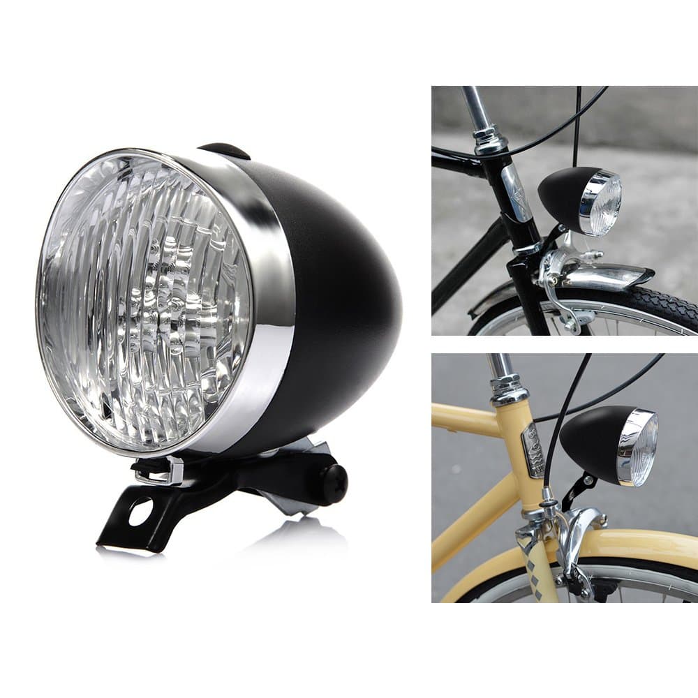 WAfeel Bike Light Front LED 180lumens Vintage Bicycle Headlight Retro Fashionable Decoration Cycling Flashlight Lamp