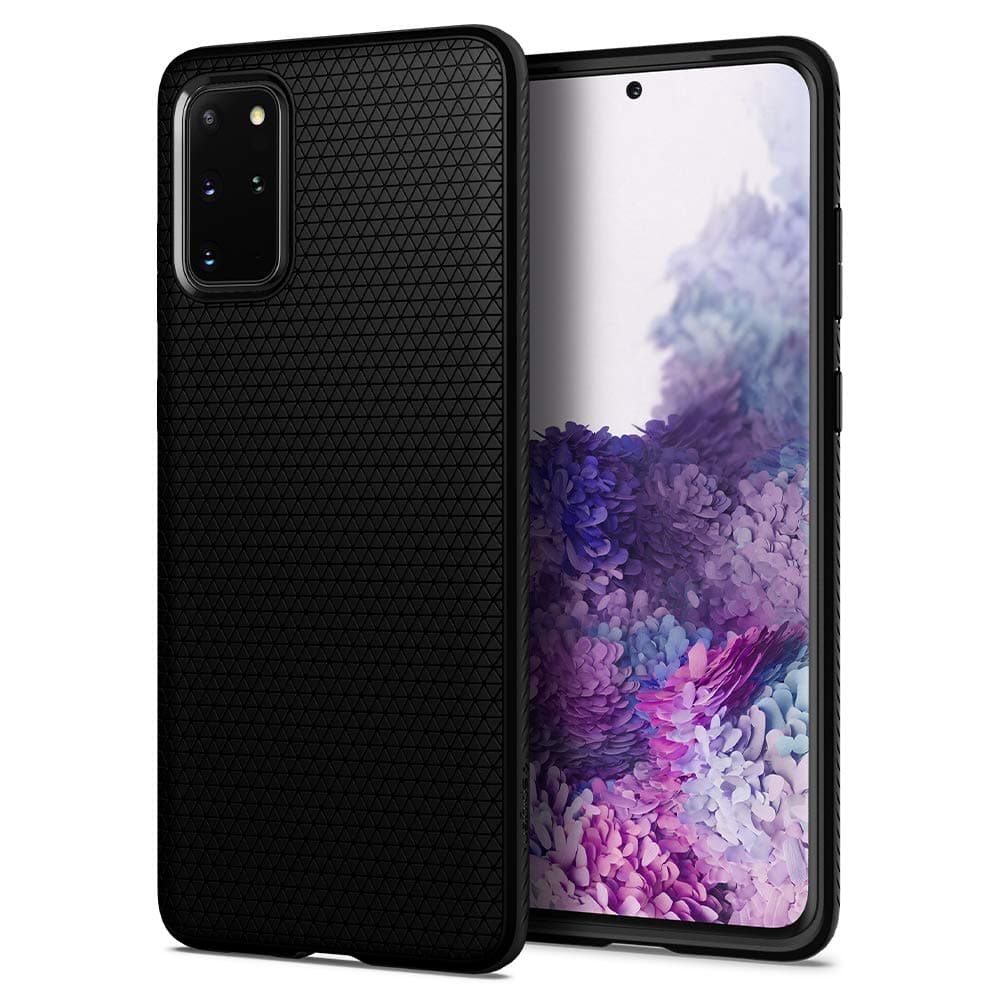 Spigen Liquid Air for Samsung Galaxy S20+ 5G Case, Galaxy S20+ Back Cover (2020) - TPU｜Matte Black