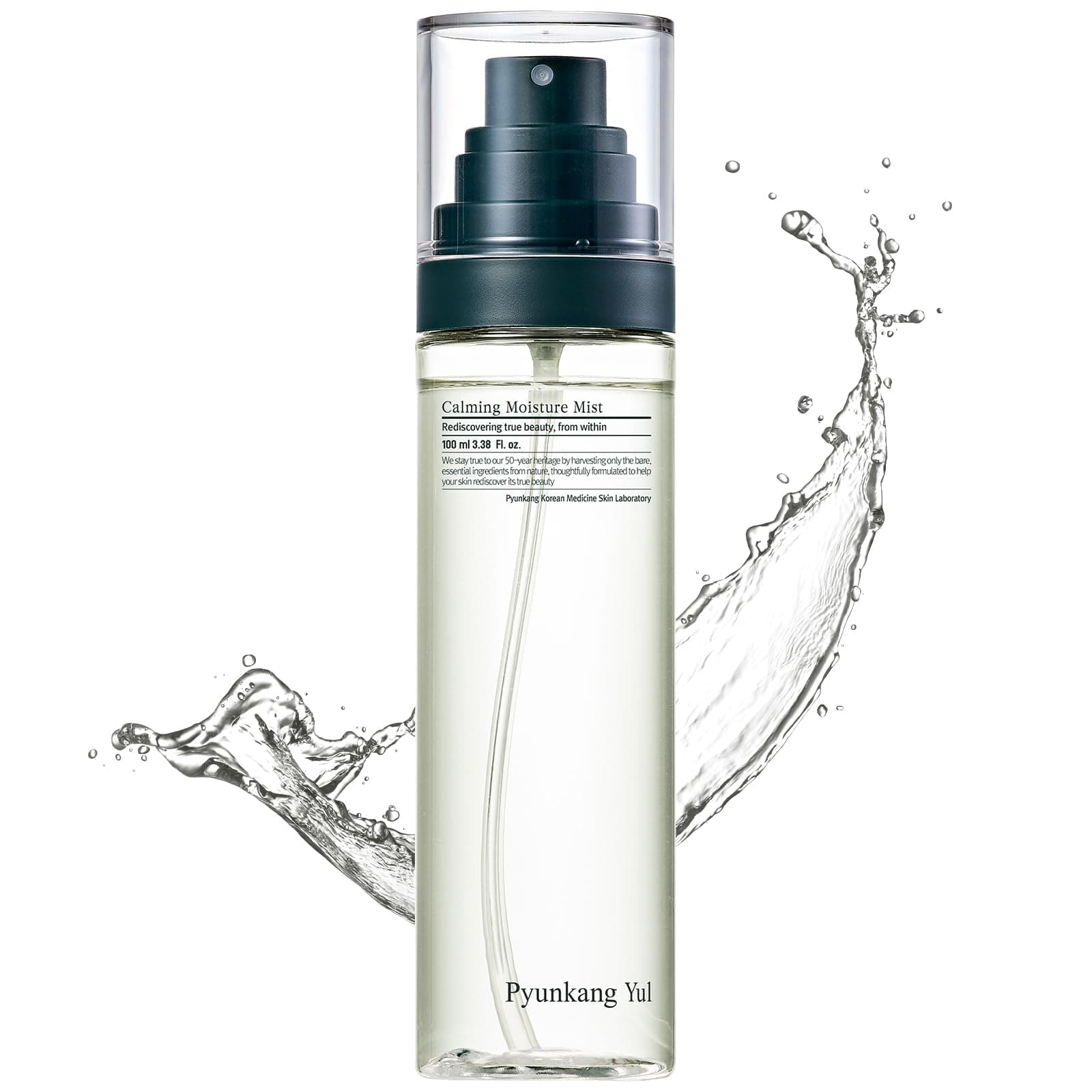 PKY Calming Moisture Mist - Facial Spray with AHA & PHA, Tea Tree That Hydrates & Soothes - Astringent for Face - Korean Face Skin Care Mist for Sensitive Skin - 100ml 3.38 Fl.Oz.