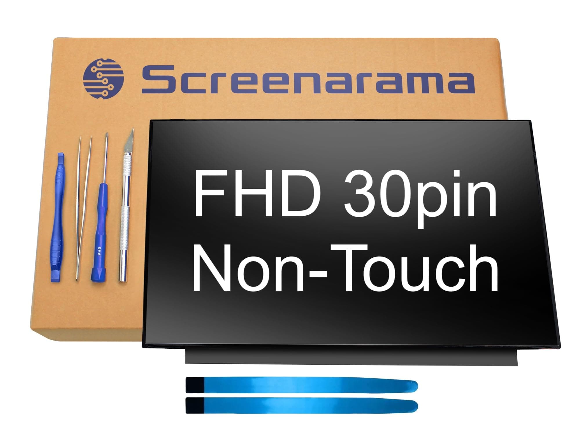 SCREENARAMA New Screen Replacement for B156HAN02.3, FHD 1920x1080, IPS, Matte, LCD LED Display with Tools