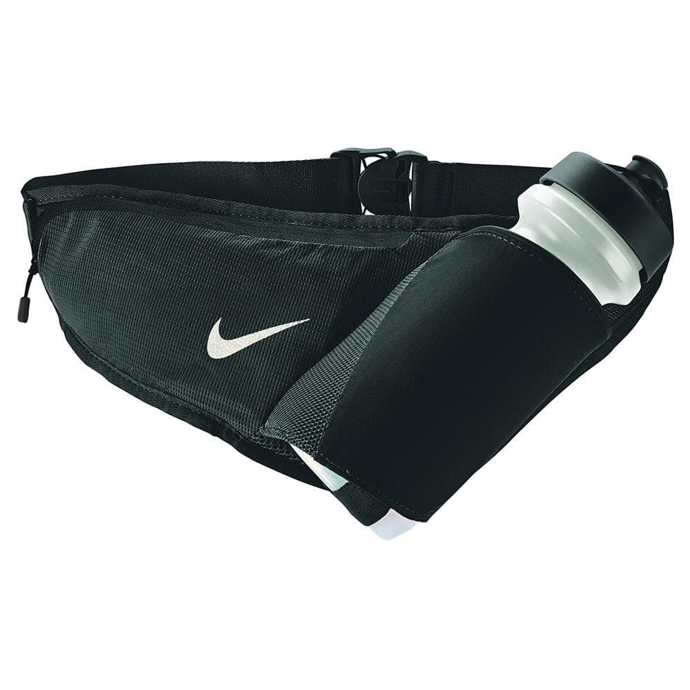 Nike Unisex Adult Nike Large Bottle Belt 22Oz, Misc Bottles - Black/Black/Silver, One Size