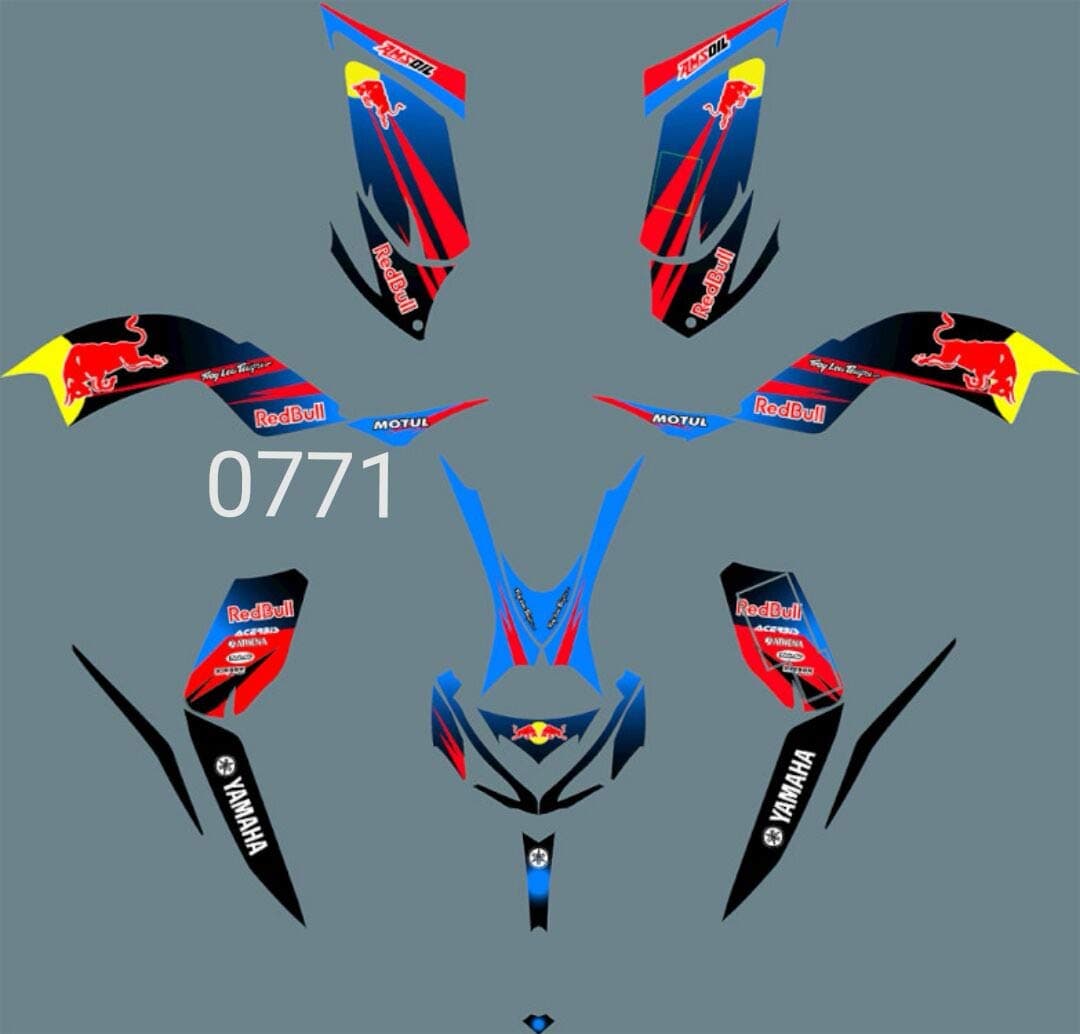 DST0771 Customized 3M MXP Sticker Motorcross Graphic Motorcycle Decals Stickers Kit Graphics set for Yamaha Raptor 700R 2013-2015