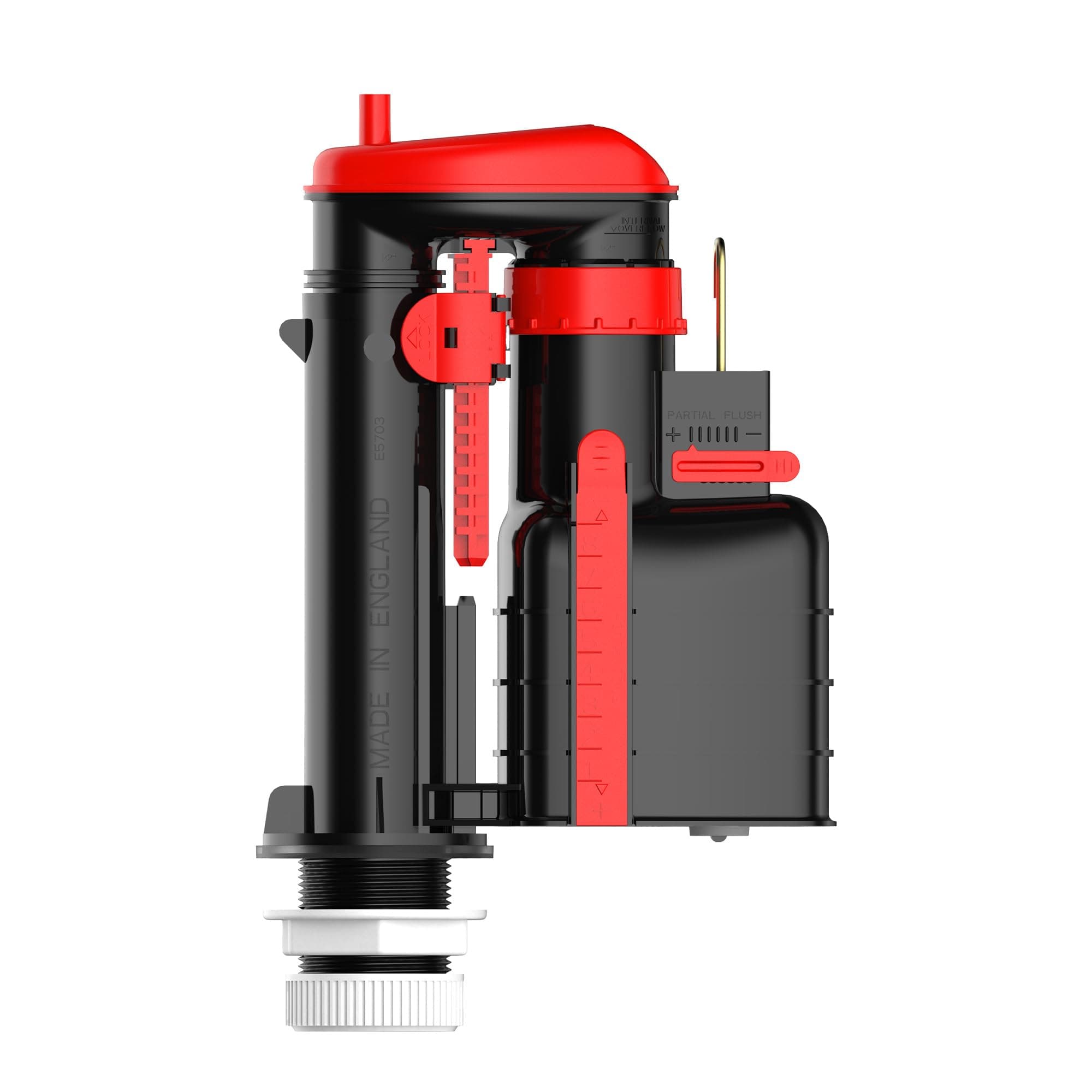 Fluidmaster 19464 Pro Ultra Universal Dual Flush Syphon, Compact Toilet Syphon for 1½″ Lever Cisterns, Rapid Height Adjustment, Adaptable Flush Volumes, Kiwa Certified, 10-Year Warranty