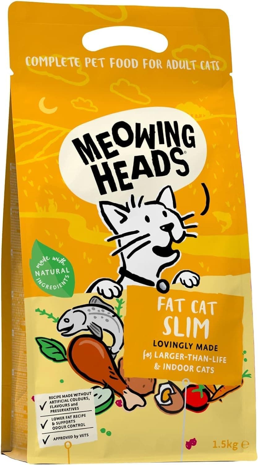 – Complete Dry Cat Food 1.5kg - Fat Cat Slim - Vet Approved