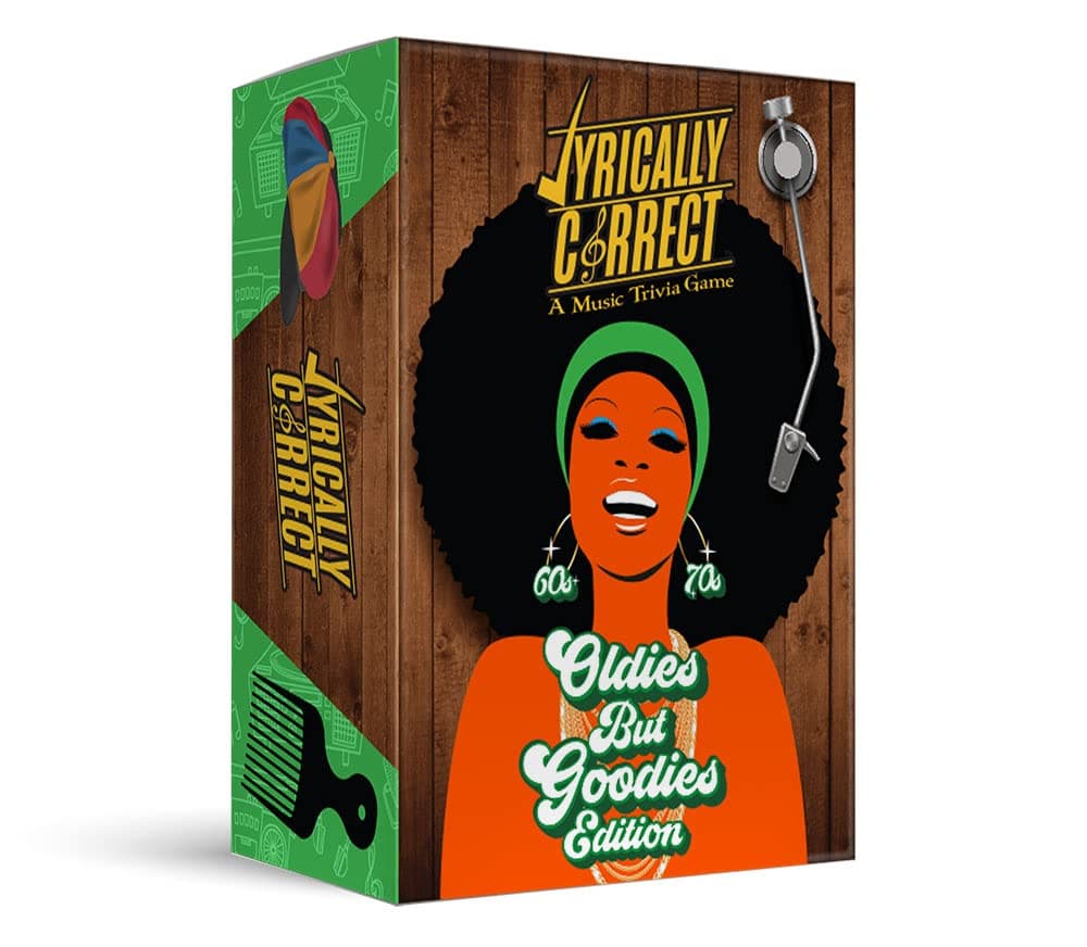 Lyrically Correct '60s & '70s Music Trivia Card Game - Oldies but Goodies Edition - Finish The Lyrics Challenge, Fun for Adults, Party or Family Night