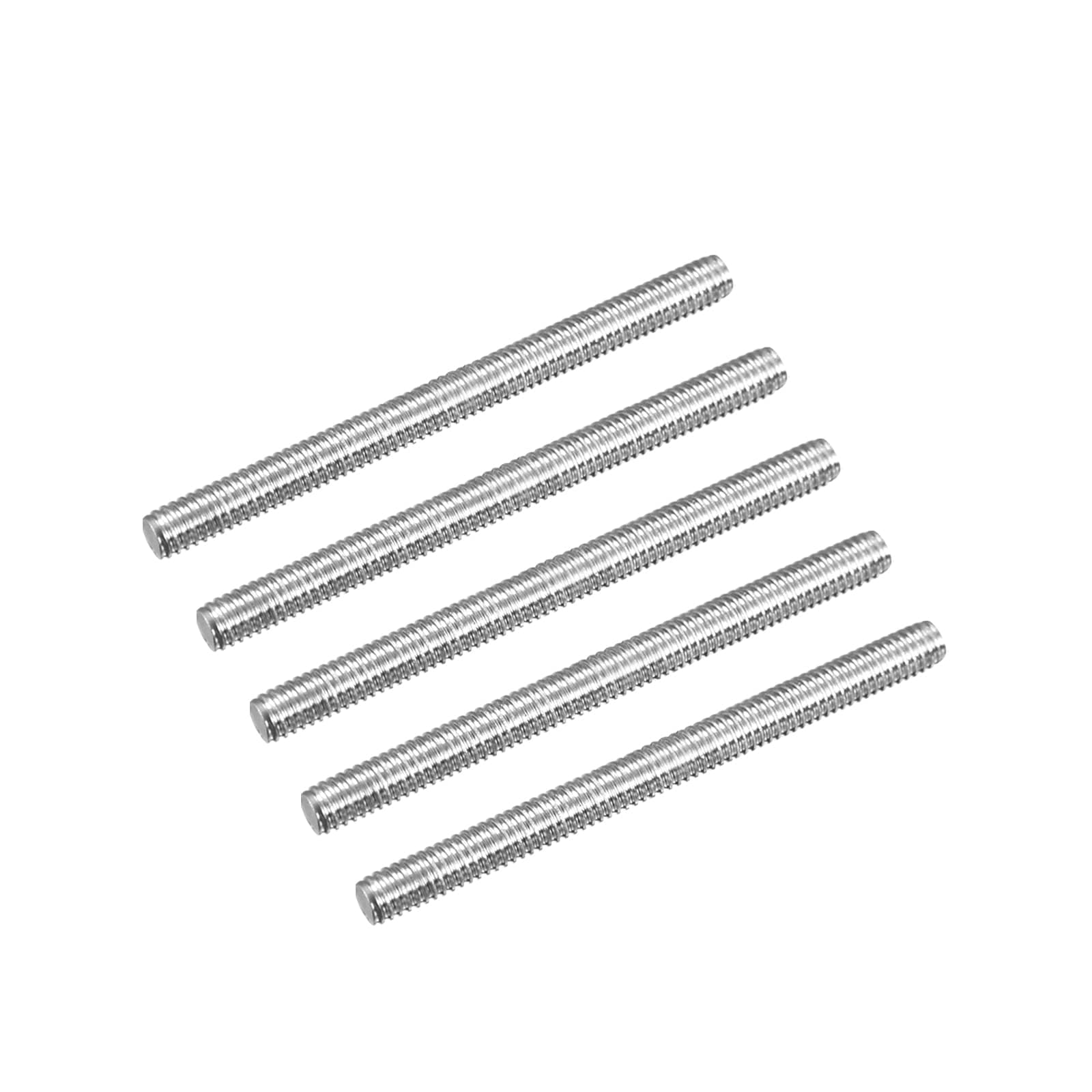 MECCANIXITY Fully Threaded Rod M4 x 45mm 0.7mm Thread Pitch 304 Stainless Steel Right Hand Threaded Rods Bar Studs 5 Pack