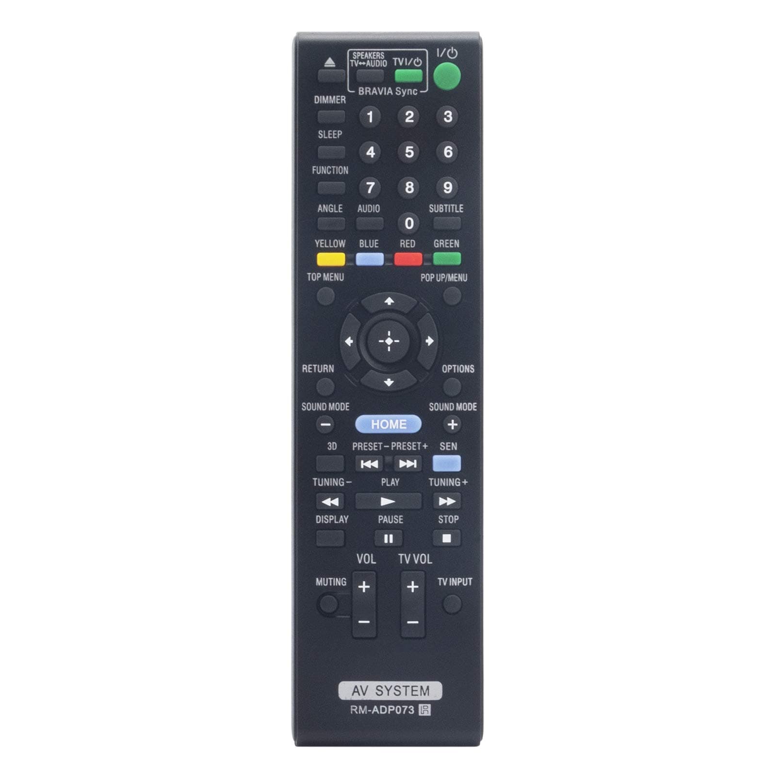 ALLIMITY RM-ADP073 Remote Control Replace fit for Sony Blu-ray DVD Home Cinema System BDV-NF620 BDV-E190 BDV-E290 BDV-E490 BDV-N990W