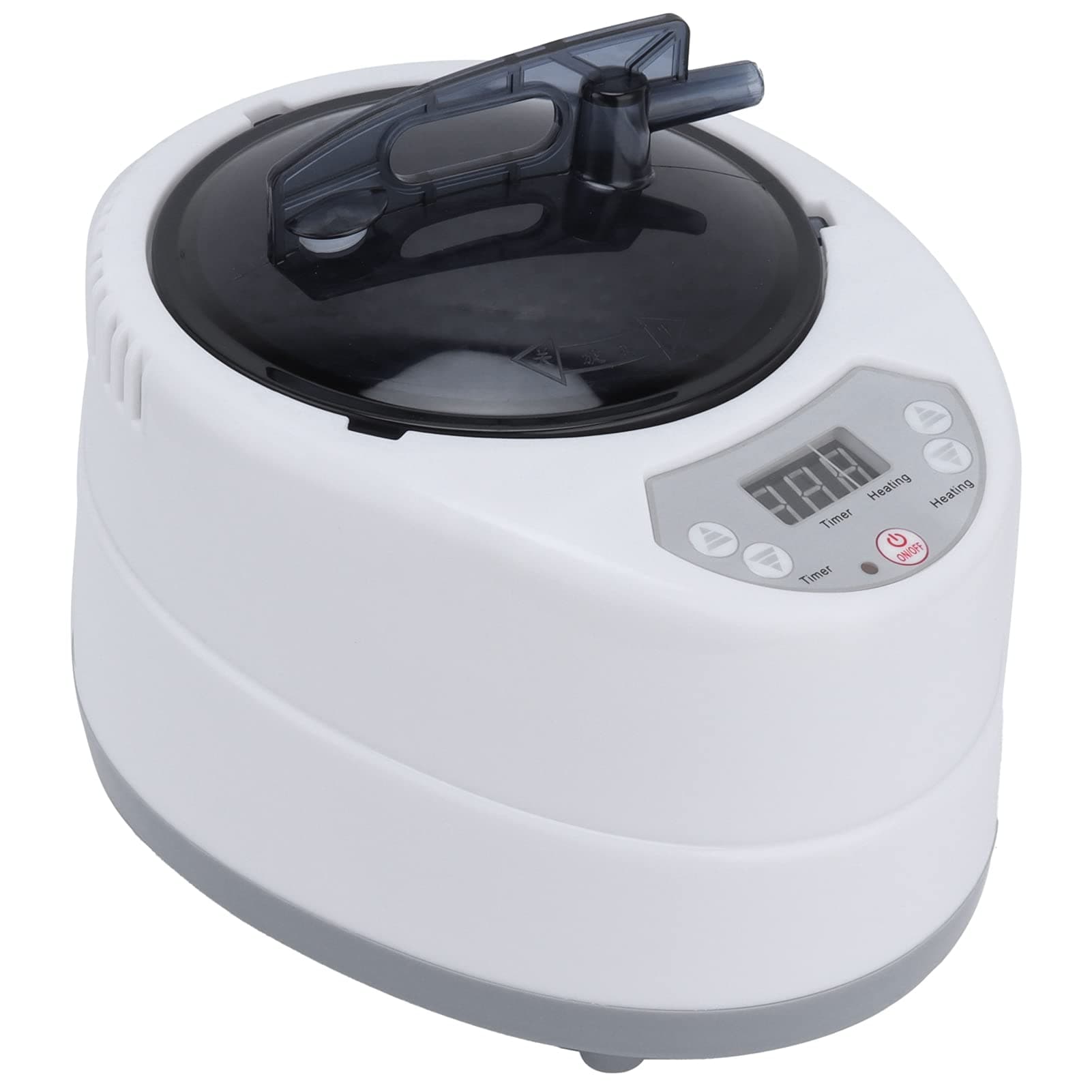 Aluy 1000W 2.0L Portable Sweat SPA Steam Pot, Steam Generator for Sauna with Smart Touch Button Timer Display and Remote Control Home SPA Fumigation Steam Machine for Body Detox(UK)