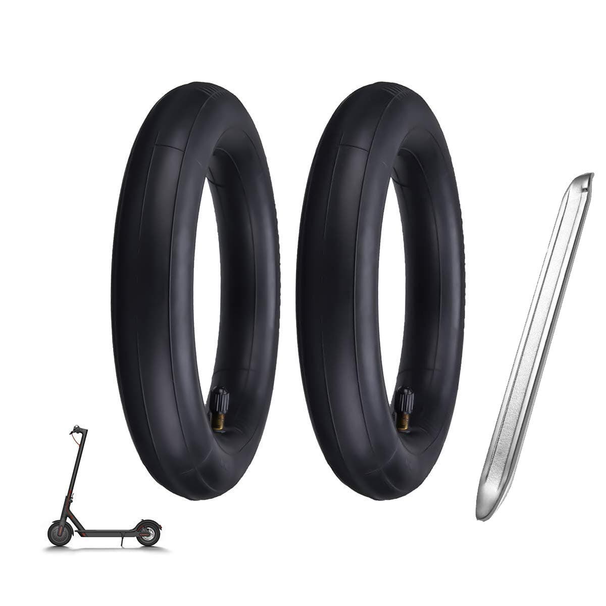 Hito 2pcs Inner Tubes for Xiaomi M365/M365 Pro Electric Scooter Inflated Spare Tire 8 1/2x2 Replacement Part Accessory