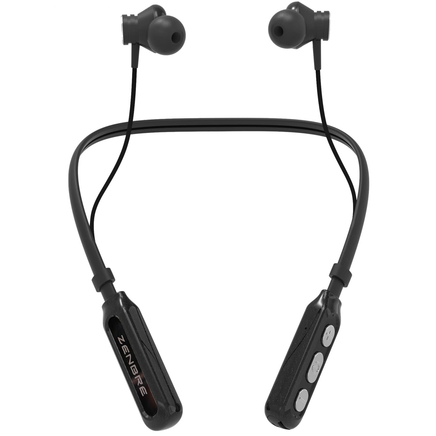 Bluetooth Headphones, ZENBRE E5 Bluetooth 4.1 Stereo Noise Isolating, Wireless Earphones Up to 12h Playtime, Sweatproof Sport Earbuds(Black) …