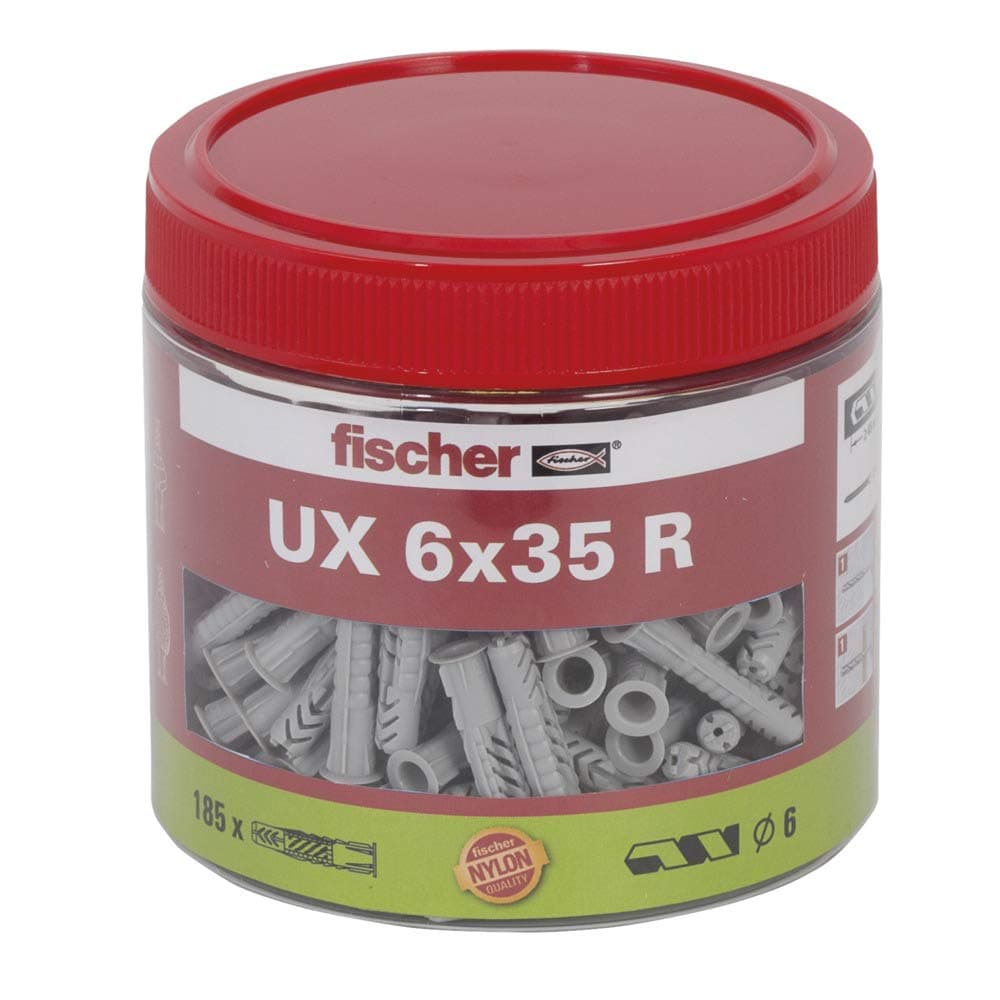 Universal Plug UX with Rim and Tin, 6 x 35 R Size
