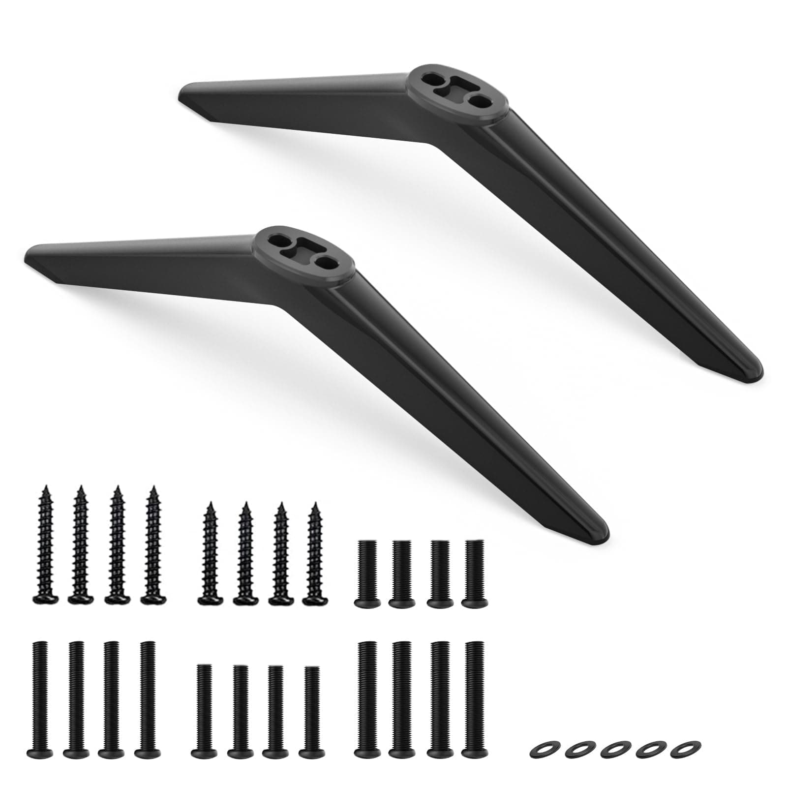 TV Stand Legs for Insignia TV Legs No Wall Driling TV Legs for Insignia TV Stand Legs Anti-Slip TV Feet for Insignia TV Legs Replacement for Insignia Smart Roku TV with All Screw Kits