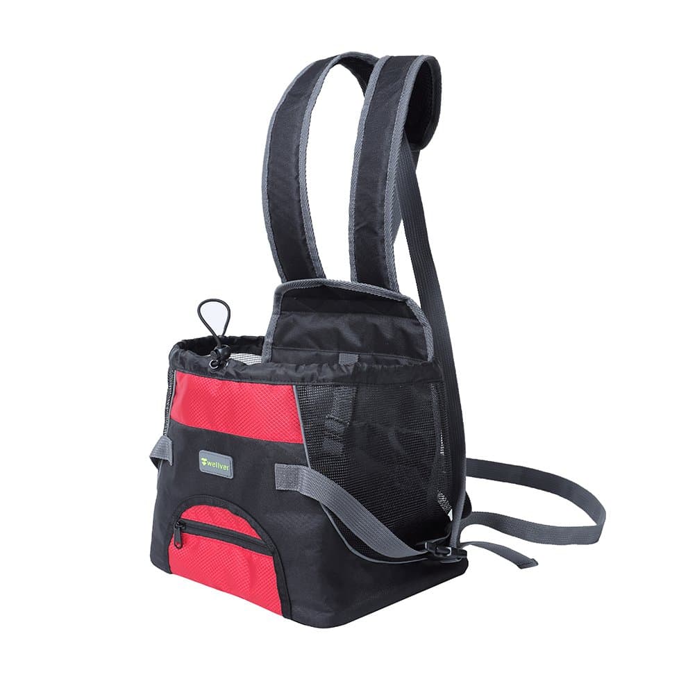 Dog Carriers Front Pack Pet Backpack Carrier for Small Dogs Cats with Hard Bottom,Medium