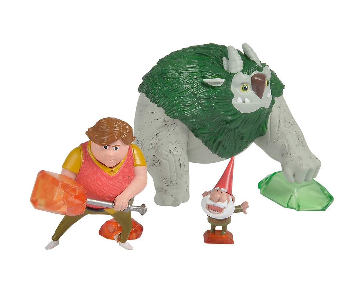 Simba Troll Hunter, Set of 3 Figures with Toby, Argh and GNOME