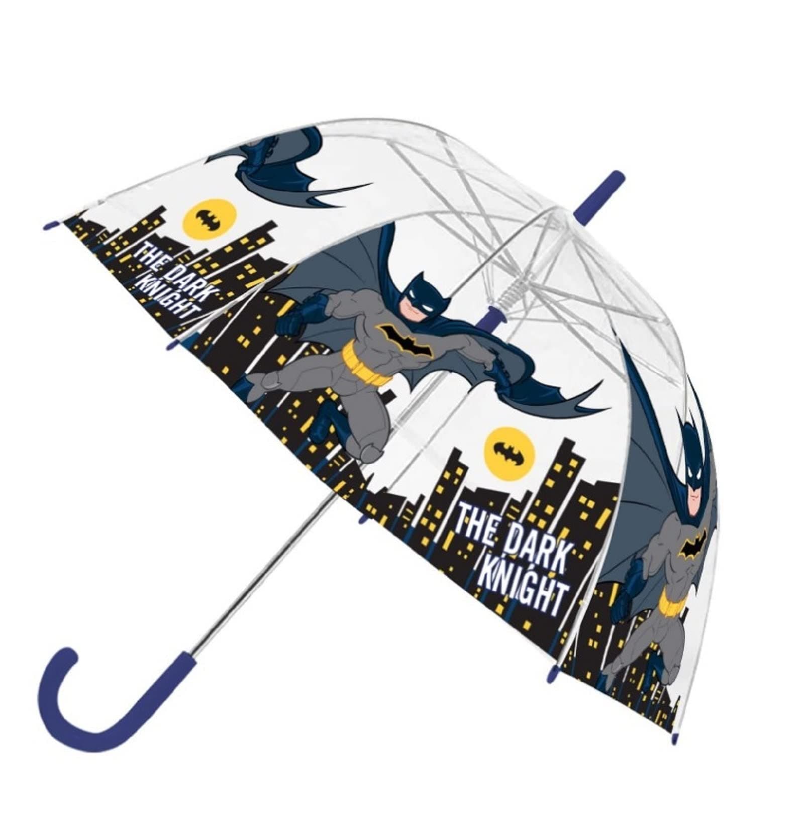 Marvels DC Comics Kids Batman Umbrella Brolly Windproof Umbrella 60cm Black B09JSXK76Z
