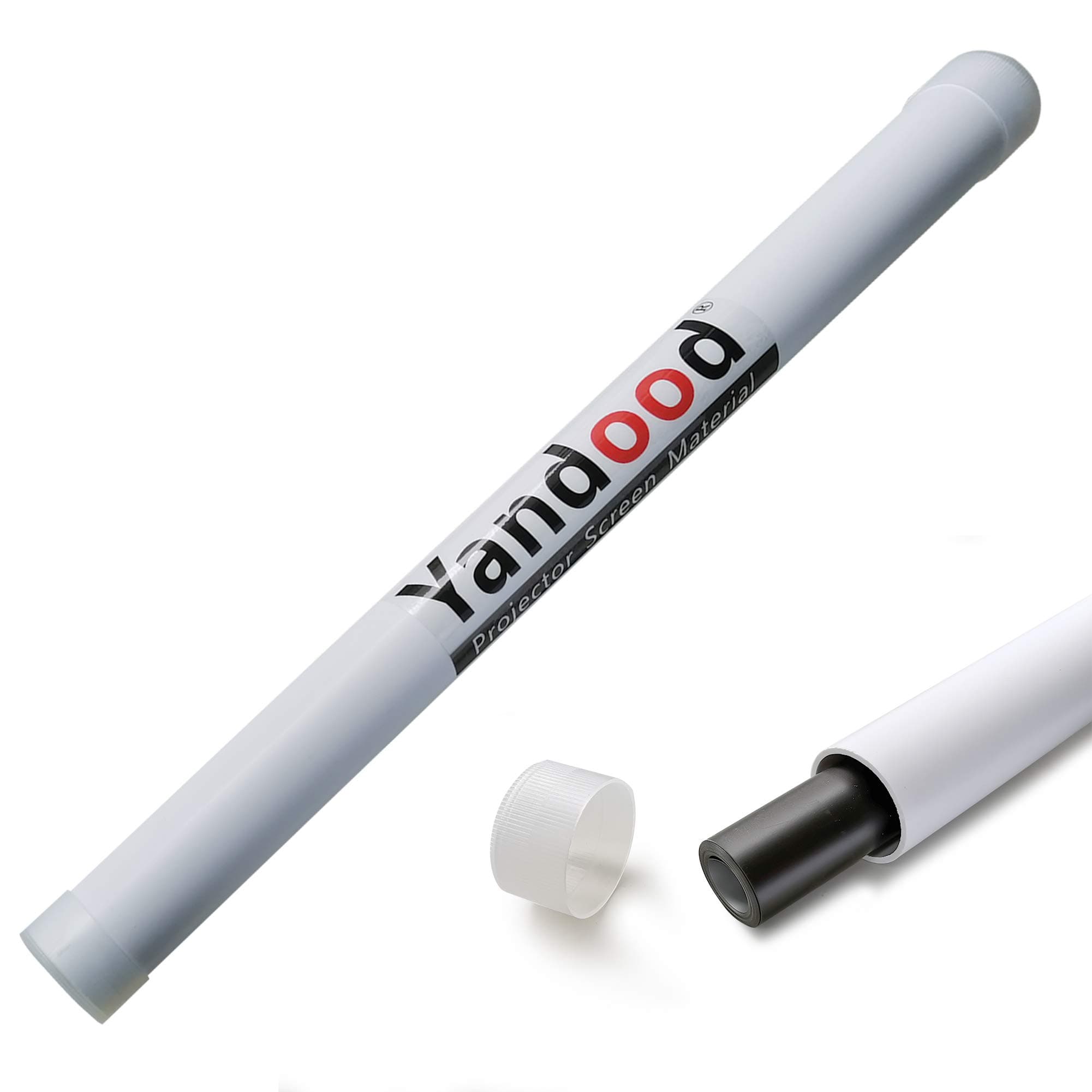 Projector Screen Material Fabric 14"x24" Color Swatch Black Backing 4K Ultra HD Front Projection EVA Material G/W Sample 2pcs