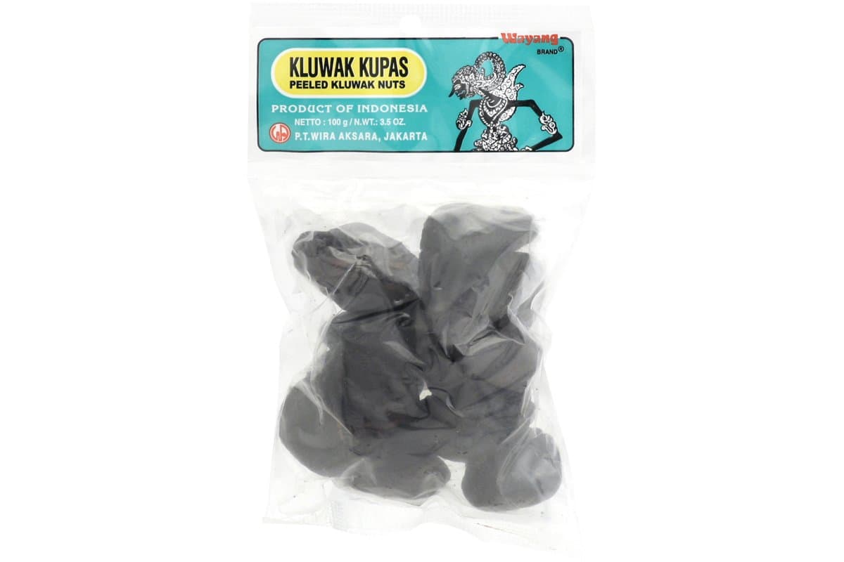Kluwak Kupas (Peeled Kluwak Nuts) - 3.5oz (Pack of 6)