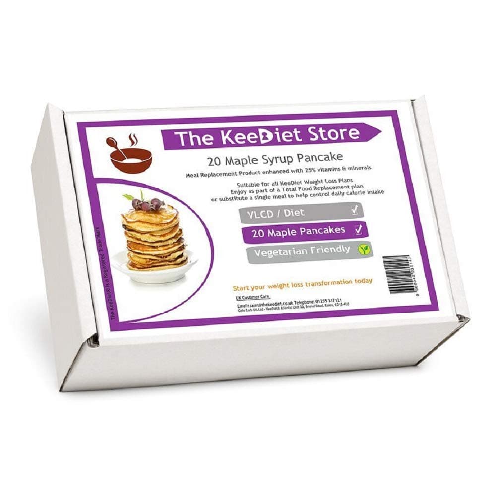 20 Maple Syrup Pancake Meal Replacement VLCD Diet Meals by KeeDiet®