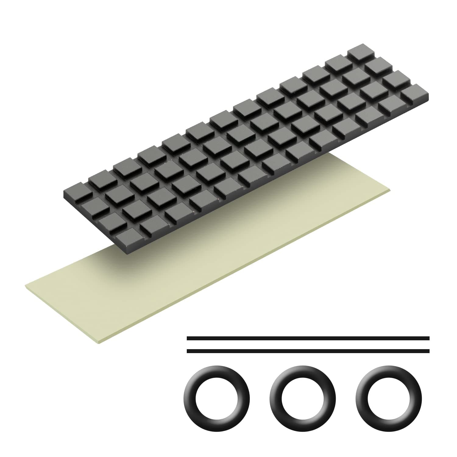 JOYJOM NVME M.2 Heatsink SSD Heatsink:- Graphite Covered Pure Copper Heatsink Thermal Pad for 2280 NGFF M.2 SSD Laptop PS5 (70x20x2mm)