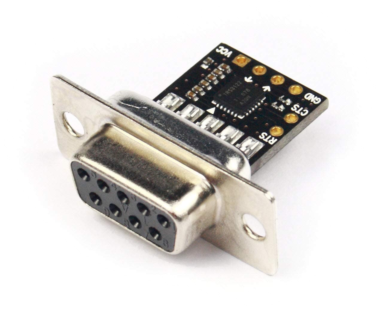 NulSom Ultra Compact RS232 to TTL Converter with Female DB9 (1.8V 3.3V 5V, up to 1Mbps)