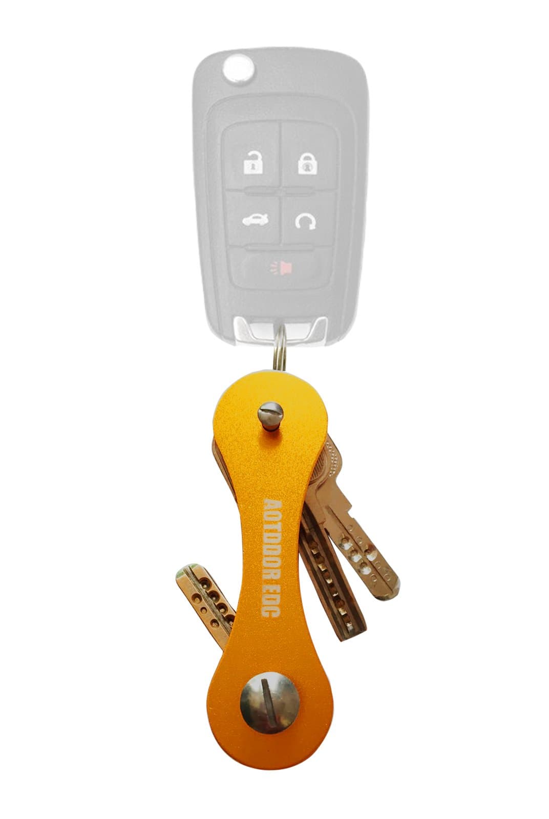 Aotddor Edc - Compact Key Holder,convenient to Carry(color:yellow)