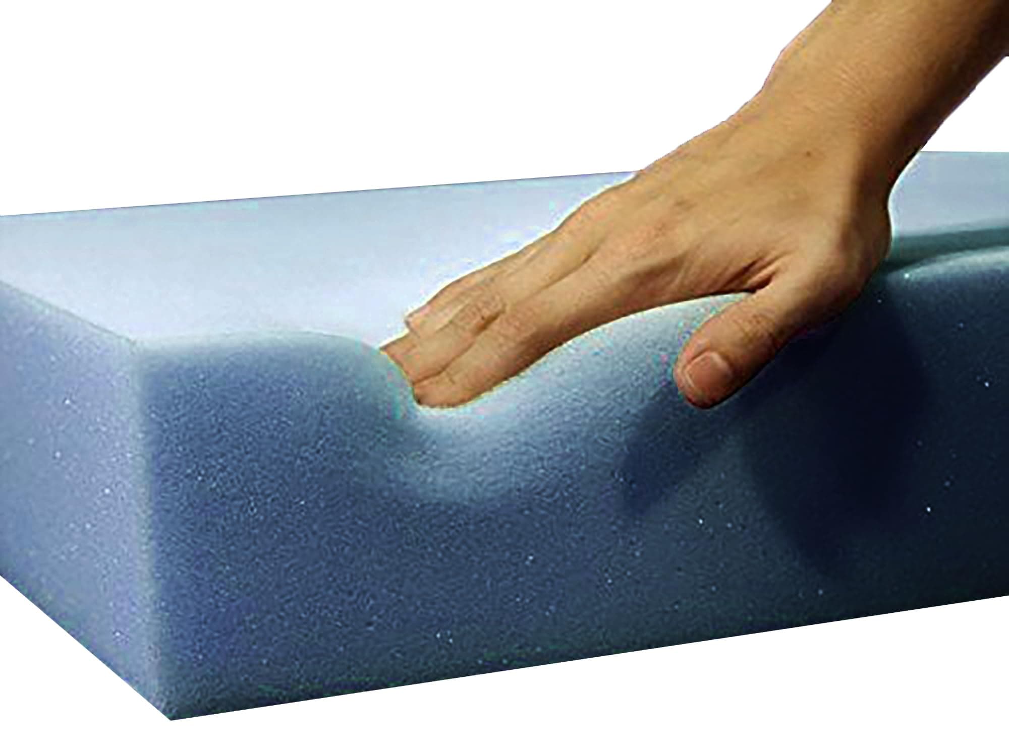 High Density Upholstery Foam - Cut to Any Size Cushions, Seat Pad, Seating, Dinning, Seat, Stool, Chair, firm 20''x20''x2''