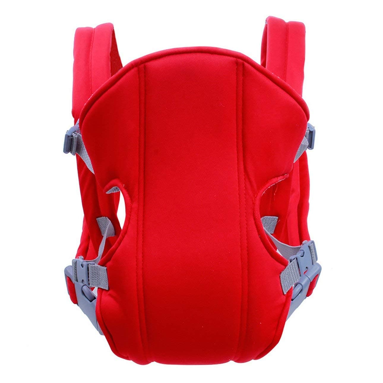 FahionswanAE Breathable Infant Baby Simple Toddler Cradle Pouch Sling Carrier Comfortable Adjustable Shoulder Belt (Red)