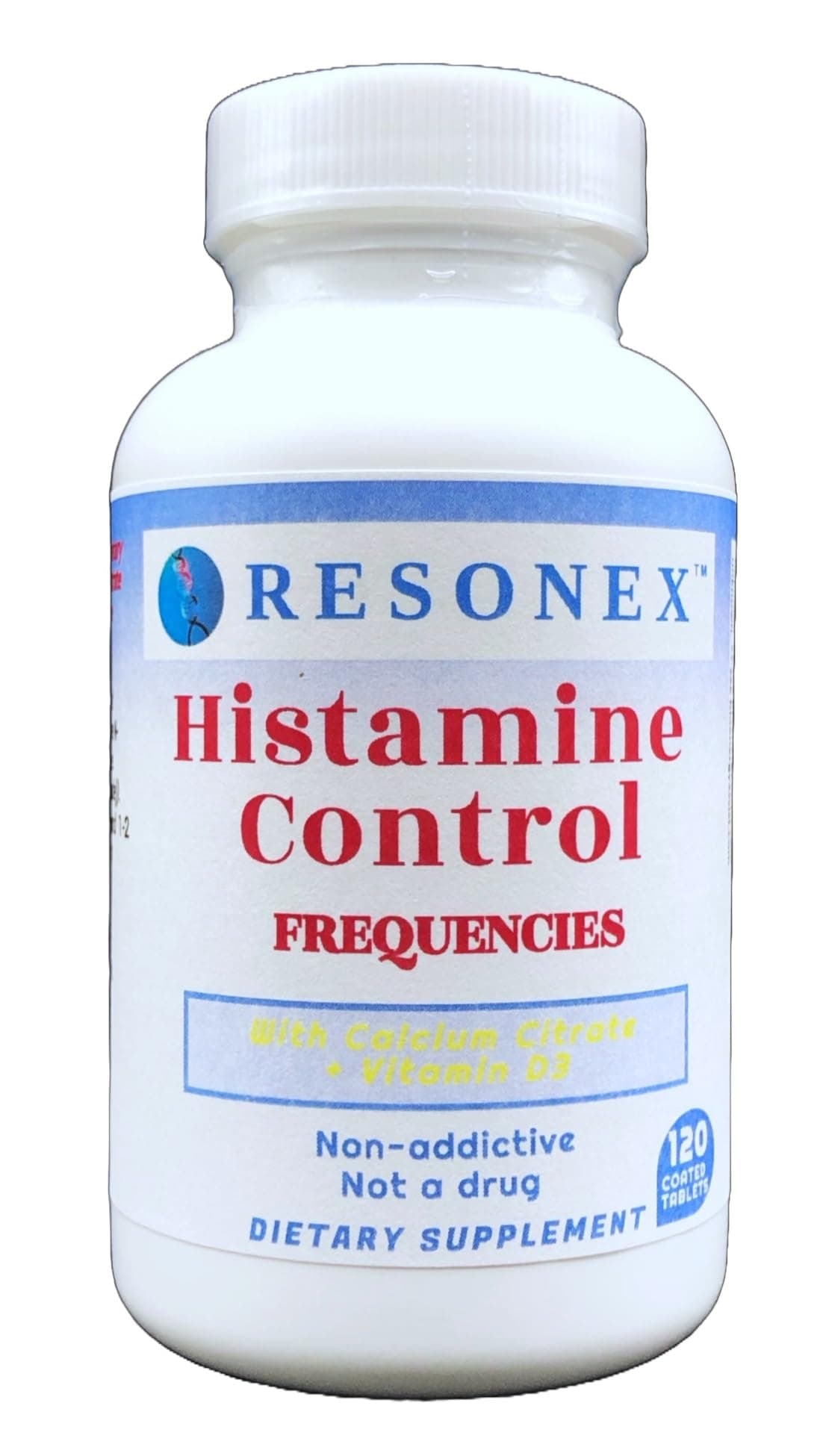 Histamine Control with Natural Frequencies - 120 Tablets - with Natural Frequencies of HNMT and DAO enzymes to Help Control Histamine Levels