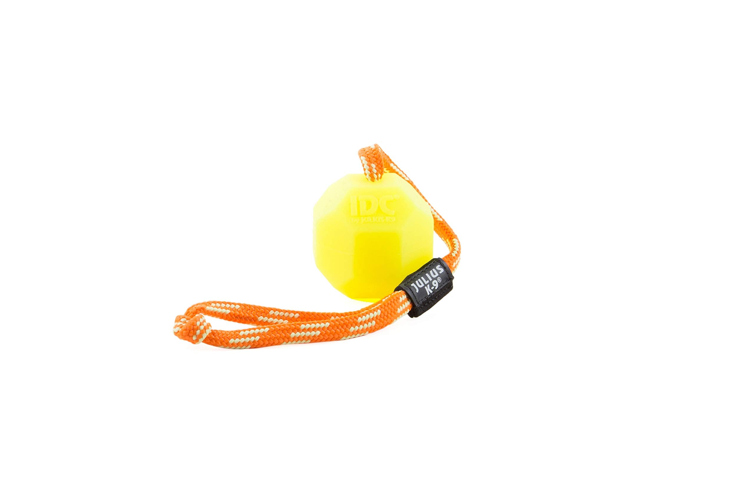 Julius-K9IDC Neon Fluorescent Ball with String, 60 mm, Neon - Hard version