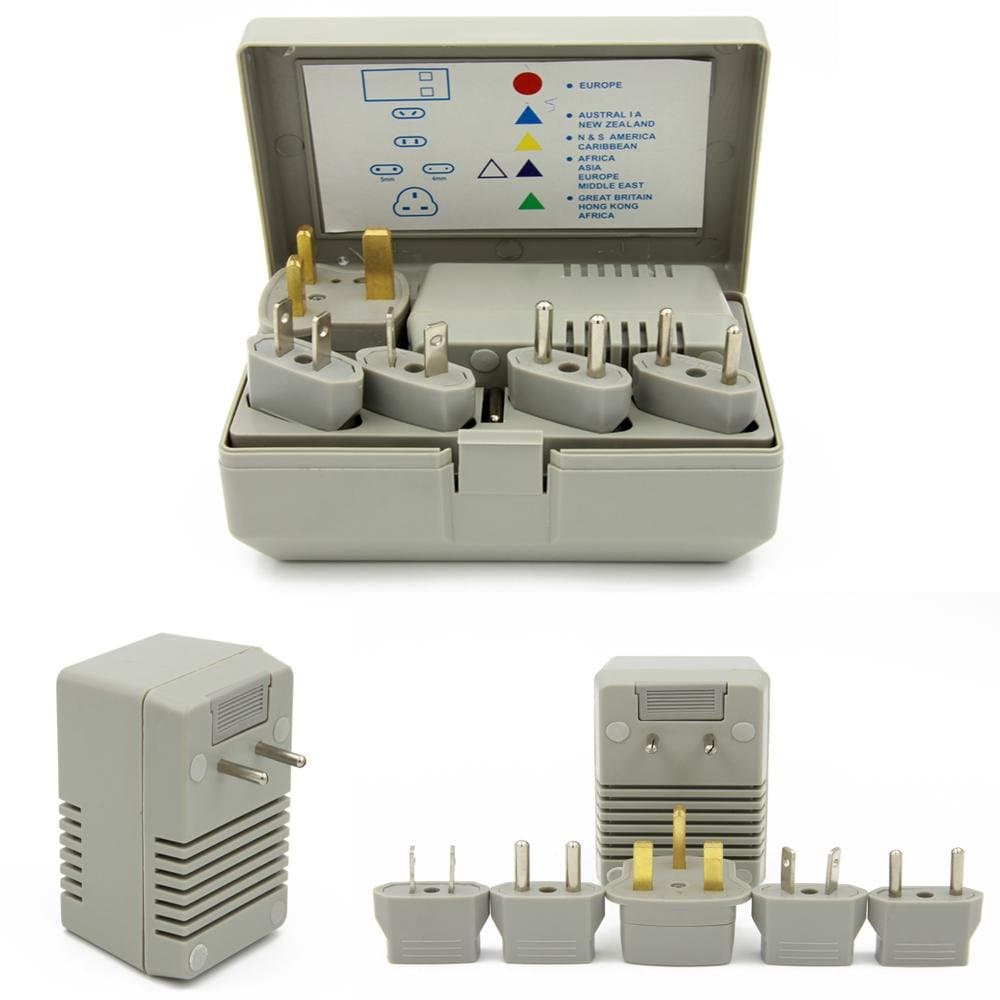 50-1600W 220 to 110 Volt Travel Power Voltage Converter Transformer Kit / Adapters