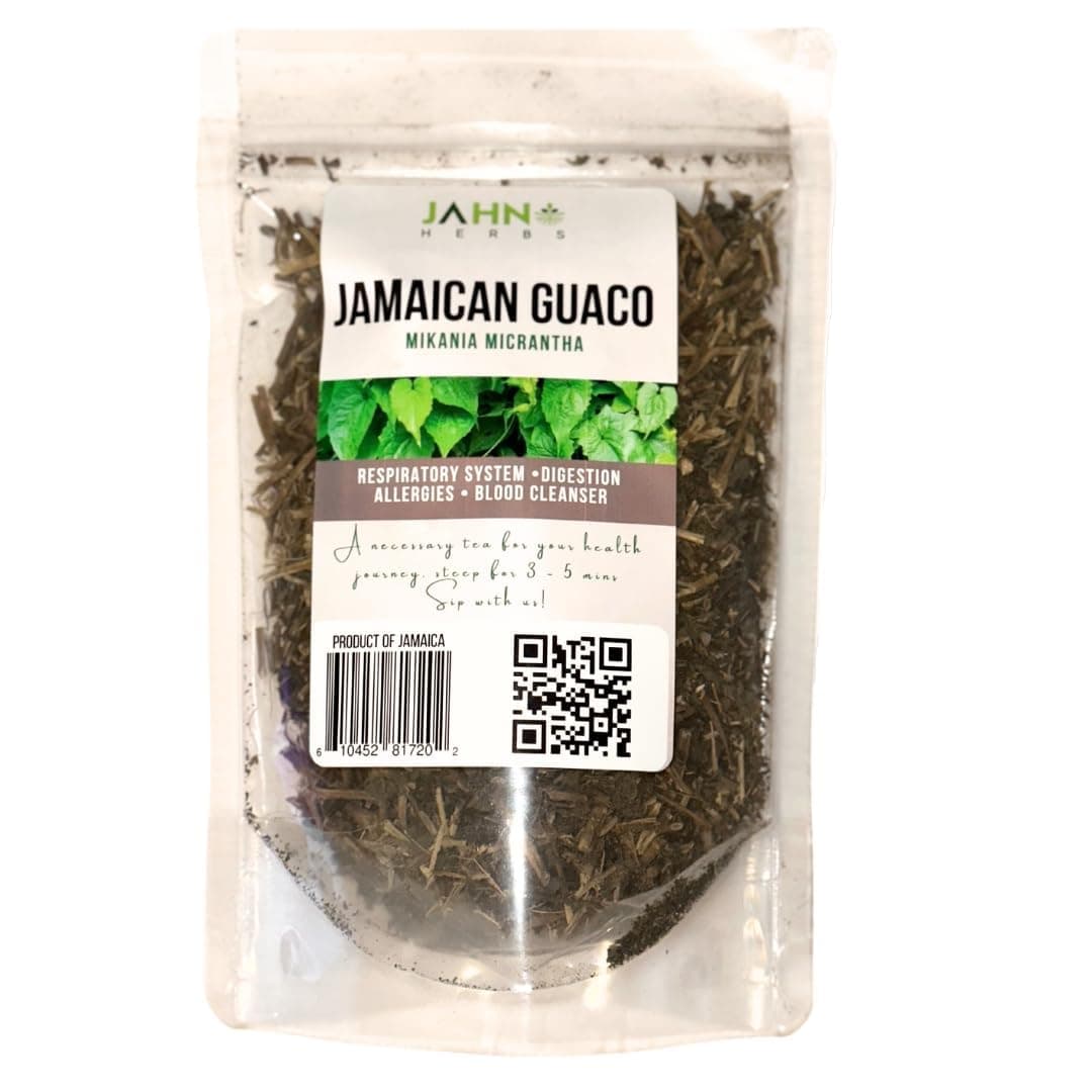 Jahno Herbs Jamaican Guaco Mikania (Wildcrafted, Air-Dried, Alkaline