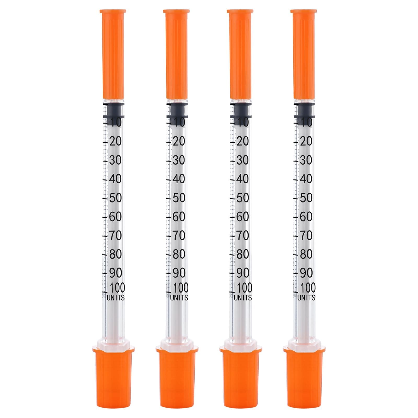 30G 1cc 1/2" Syringe - Individual Package-100 Pack
