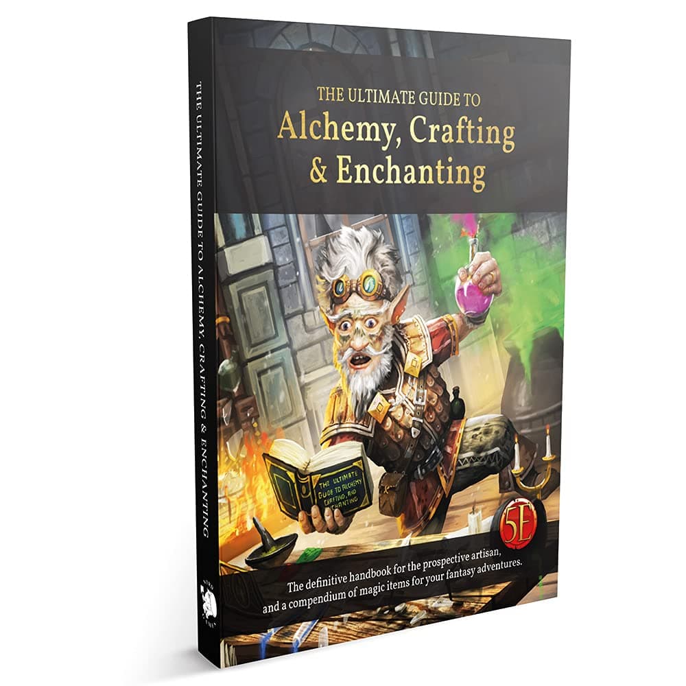 Nord Games: Ultimate Guide to Alchemy, Crafting & Enchanting -Hardcover RPG Supplement Book, Magic & Item Creation, 5e D&D Roleplaying, 243 Pages